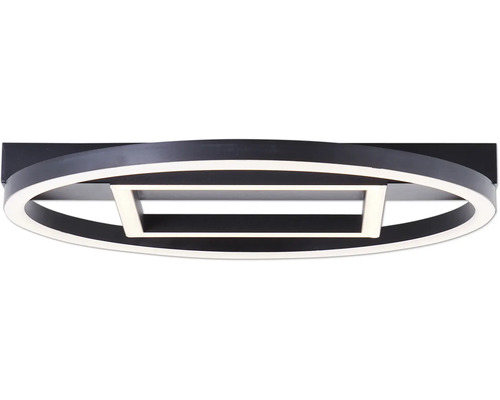 LED plafondlamp 24 W 2500 lm 3000 KB 37 cm Maureen zwart