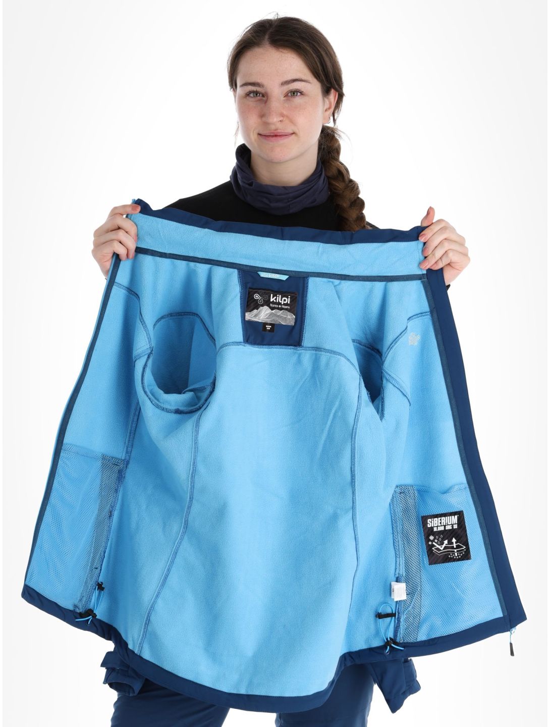 Ravia-w softshell ski-jas dames  grote maten