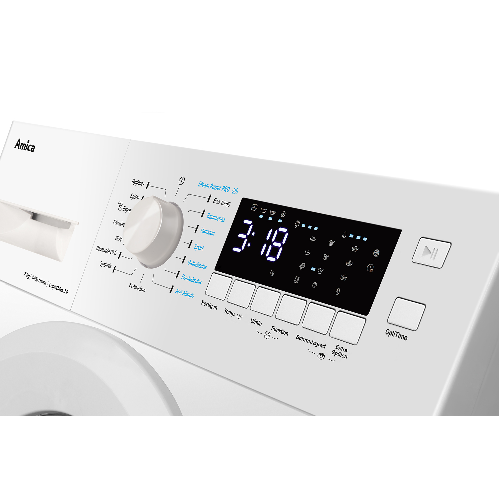 AMICA Waschmaschine WA 474 600 - weiß - 7 kg - A