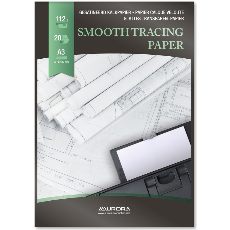 Aurora Transparentpapier, A3, 112 g/m²