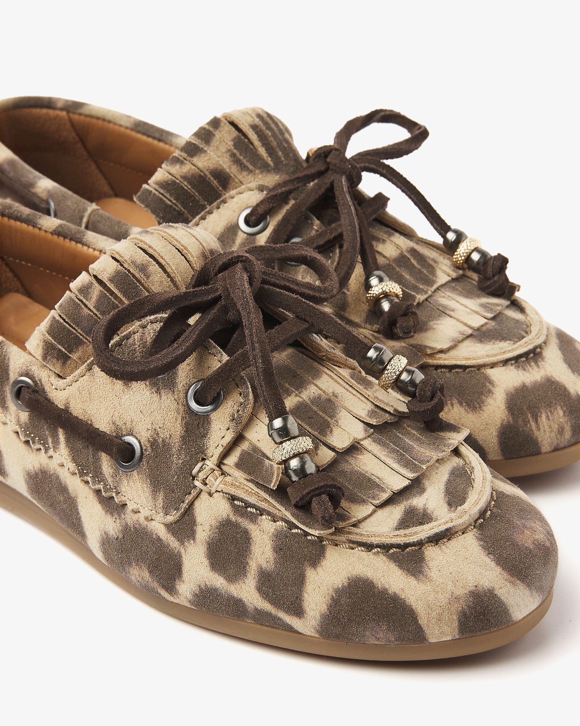 VIA VAI luipaardprint dames loafers June Loua