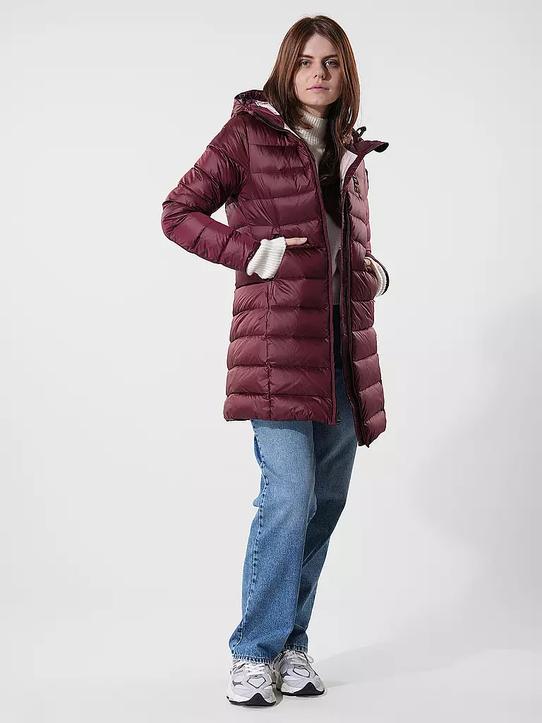 BLAUER Daunenjacke AGNES dunkelrot