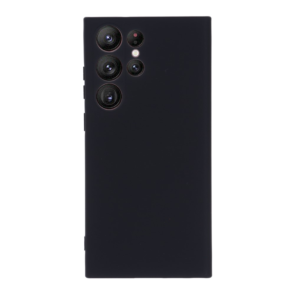 Samsung Galaxy S23 Ultra 5G Silikon Case Hülle - Schwarz