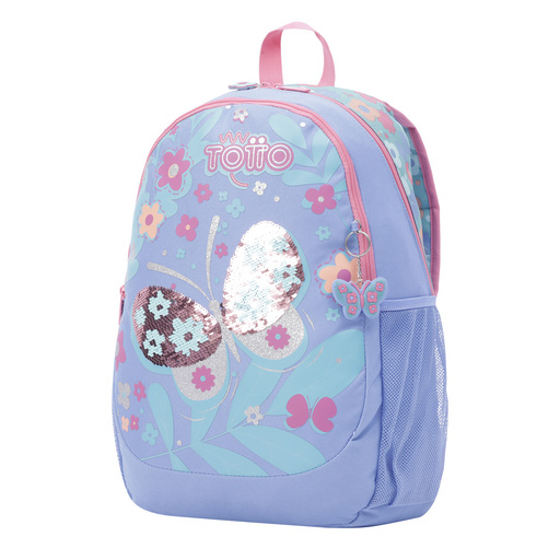 Mochila Escolar Grande Totto Magic Garden