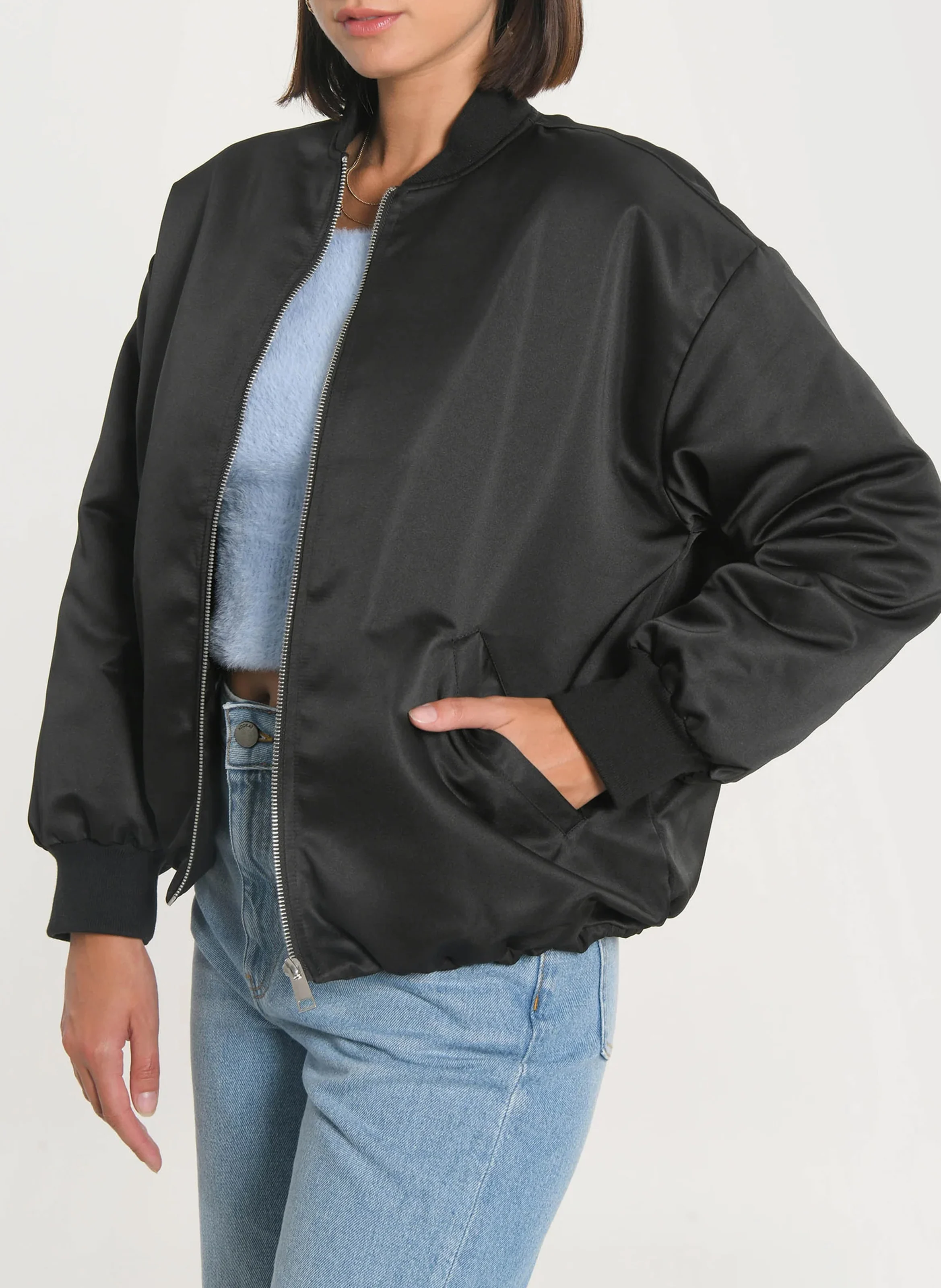 LUISA - Blouson oversize | Noir