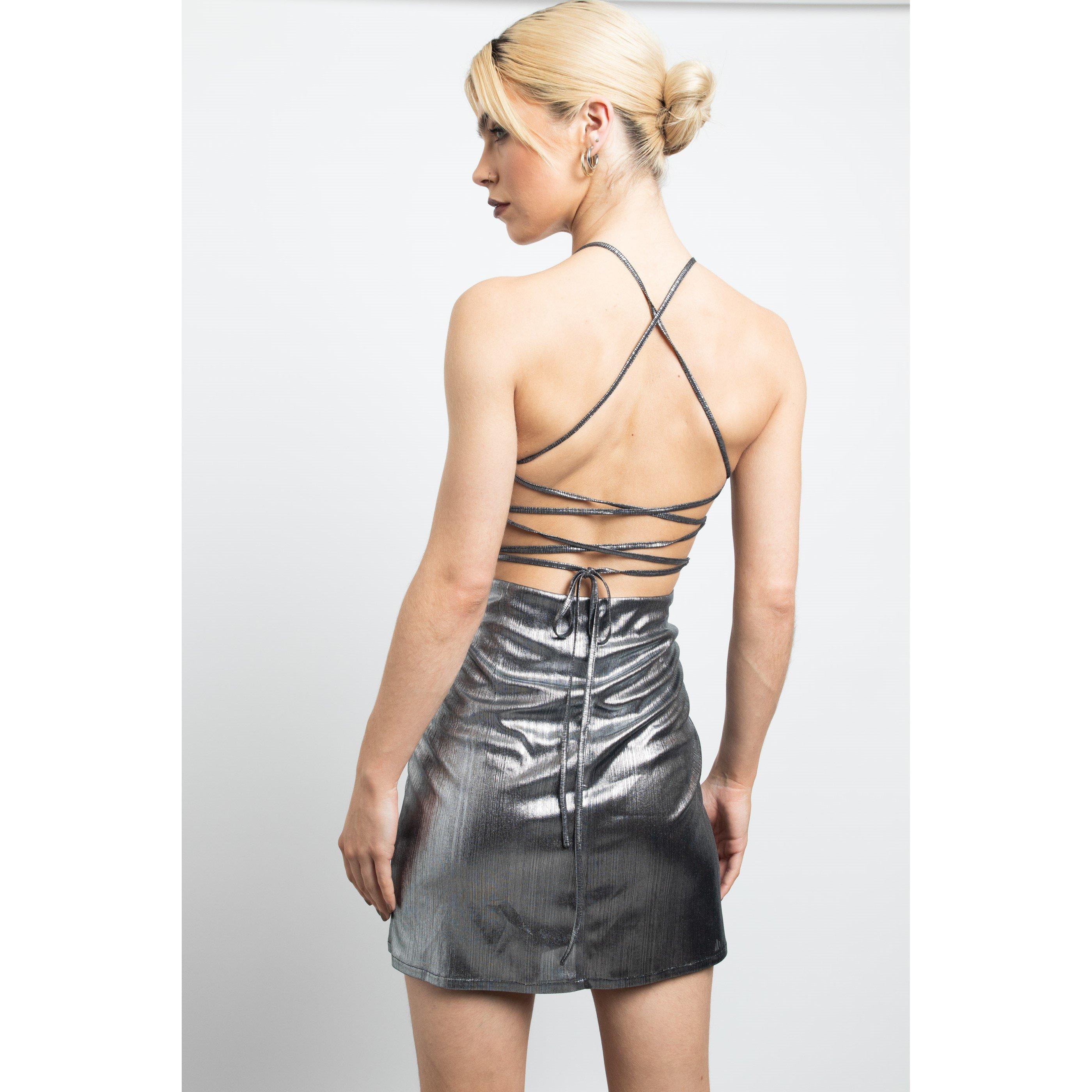 Daisy Street Metallic Dress