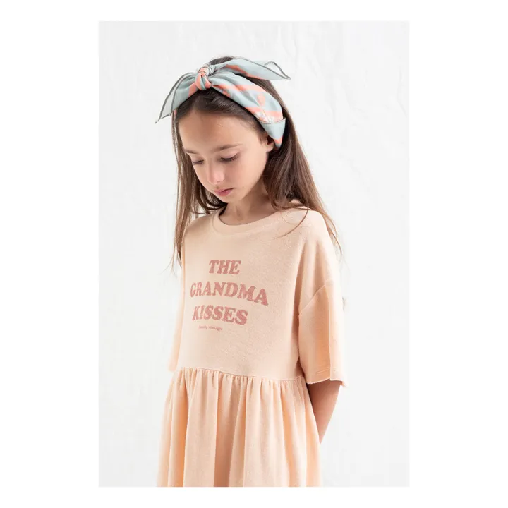 Tocoto Vintage Robe Grandma Kisses | Rose pâle