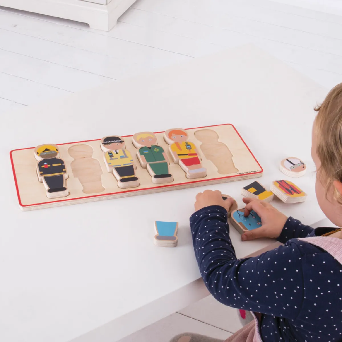 Bigjigs Toys Puzzle Services urgences bois