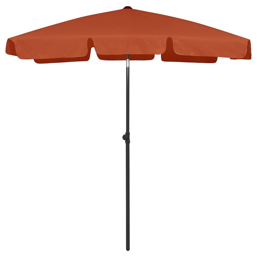 Parasol de plage 180 x 120 cm orange