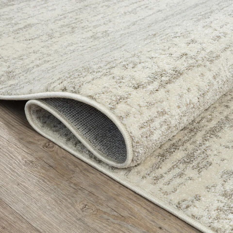 Relax Oslo - Laagpolig Effen Vloerkleed - Creme - 200x290 CM