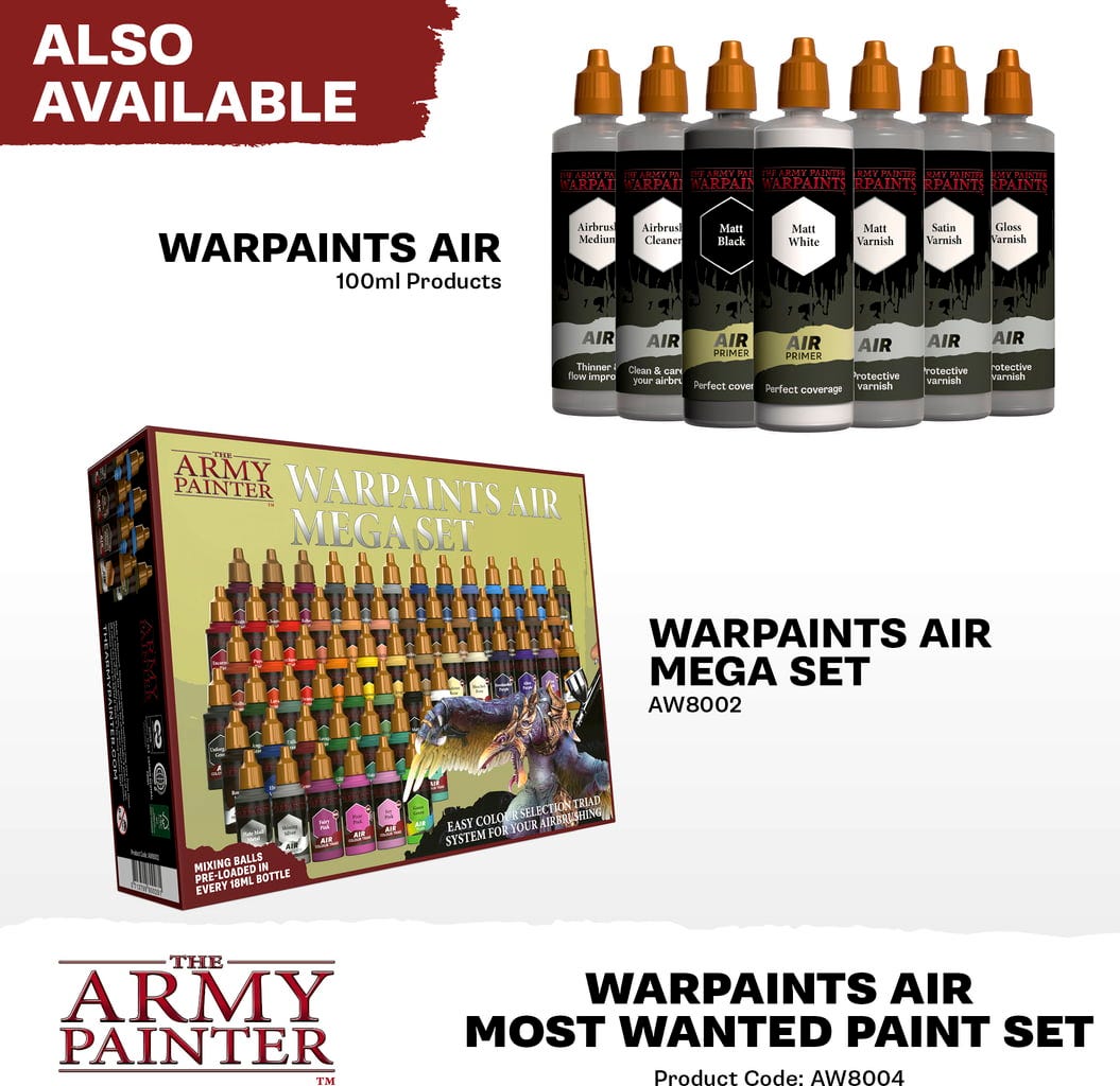 The Army Painter  Warpaints Air Most Wanted Set    Deine Geheimwaffe für perfekte Miniaturen!
