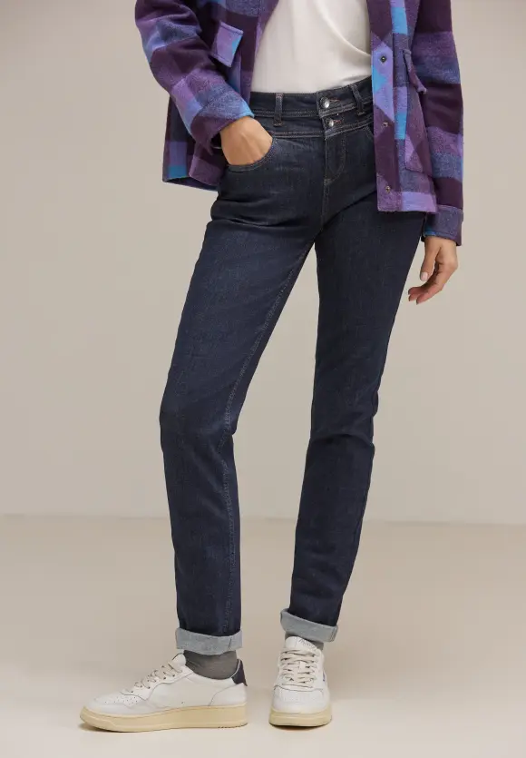 Free to move  Jeans - deep indigo rinsed wash