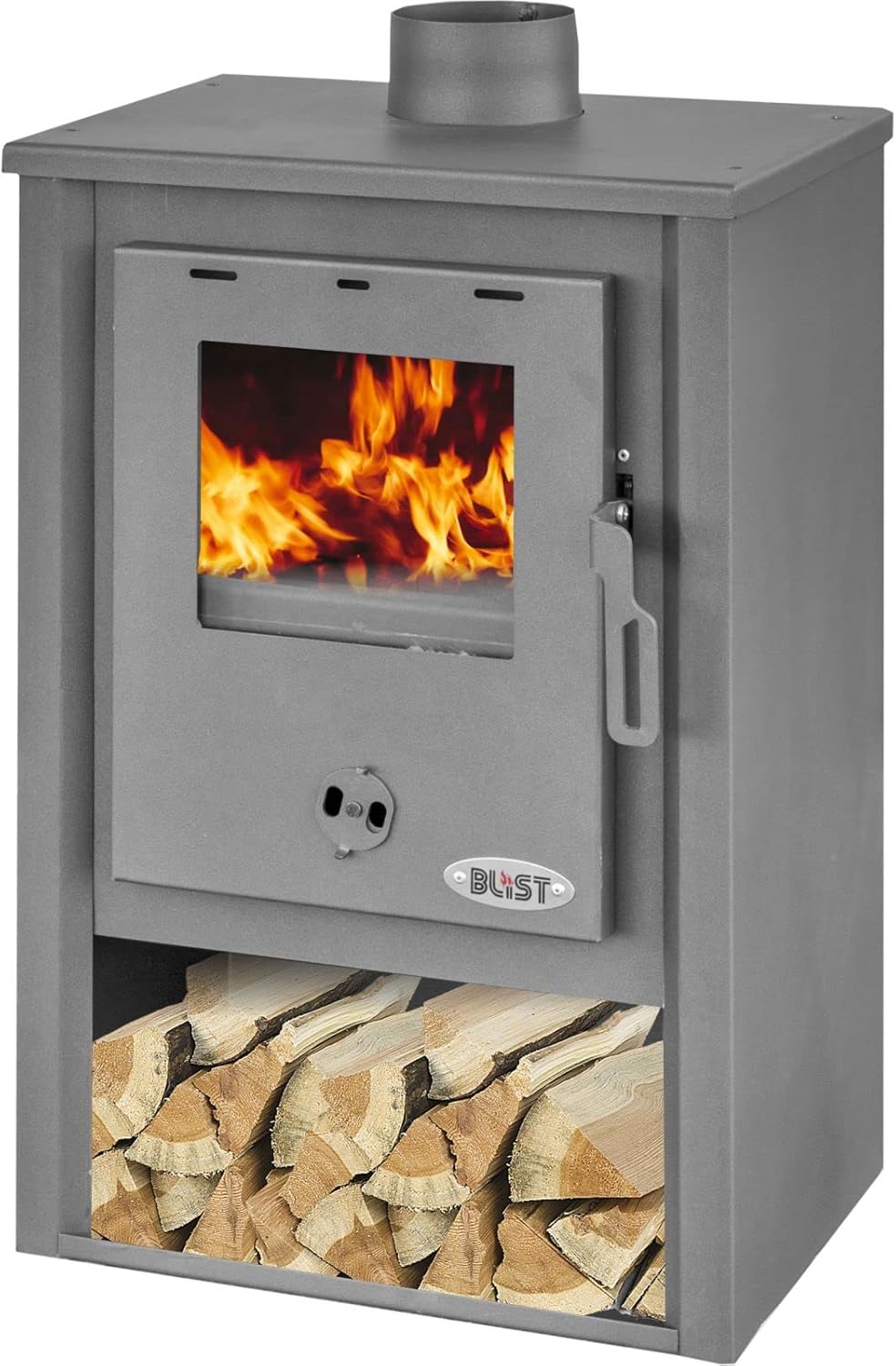 Holzofen, 9 kW, Anthrazit – Blist, B1