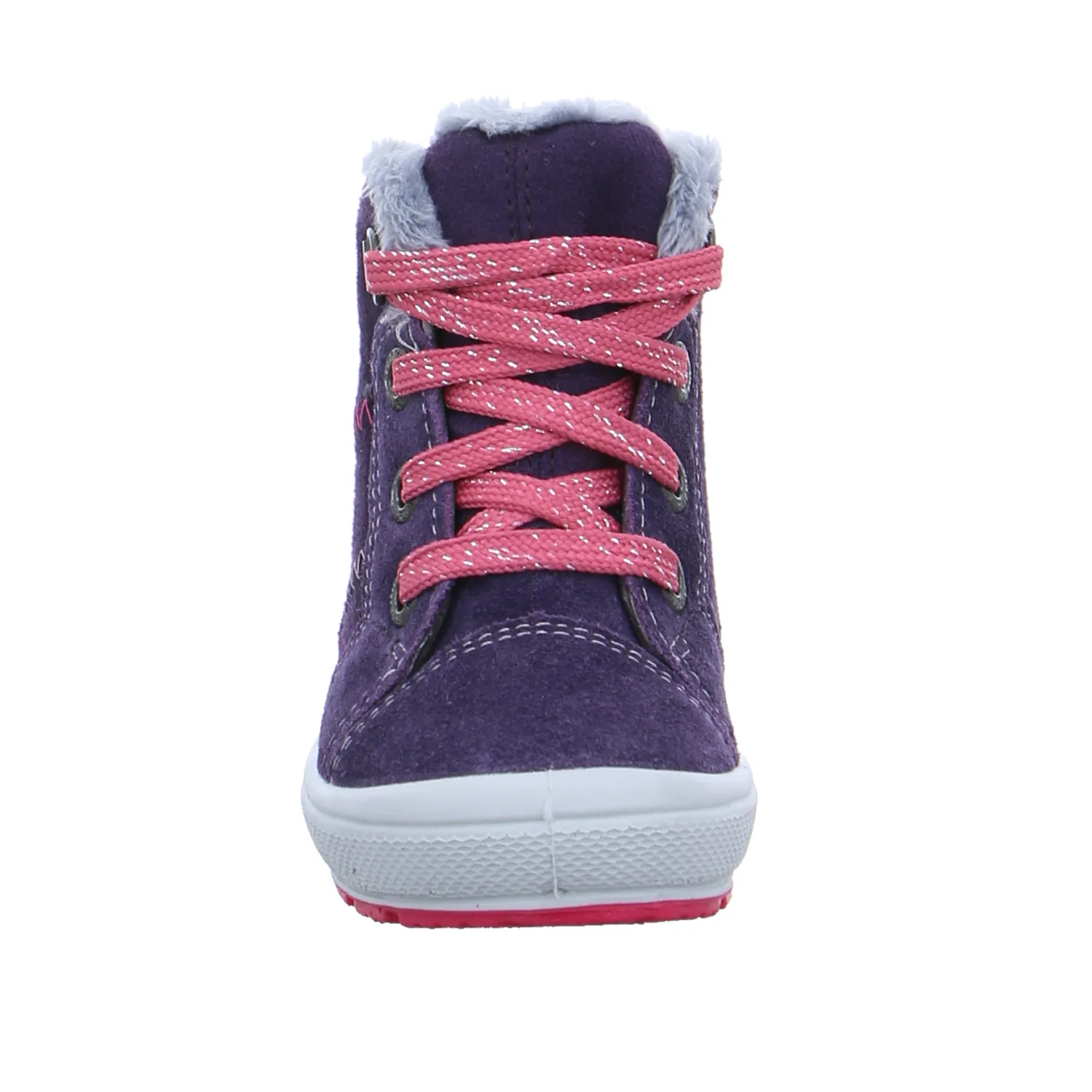 SUPERFIT Kleinkinder-Winter-Bottine Dunkelrot Textil  Baby-Boot