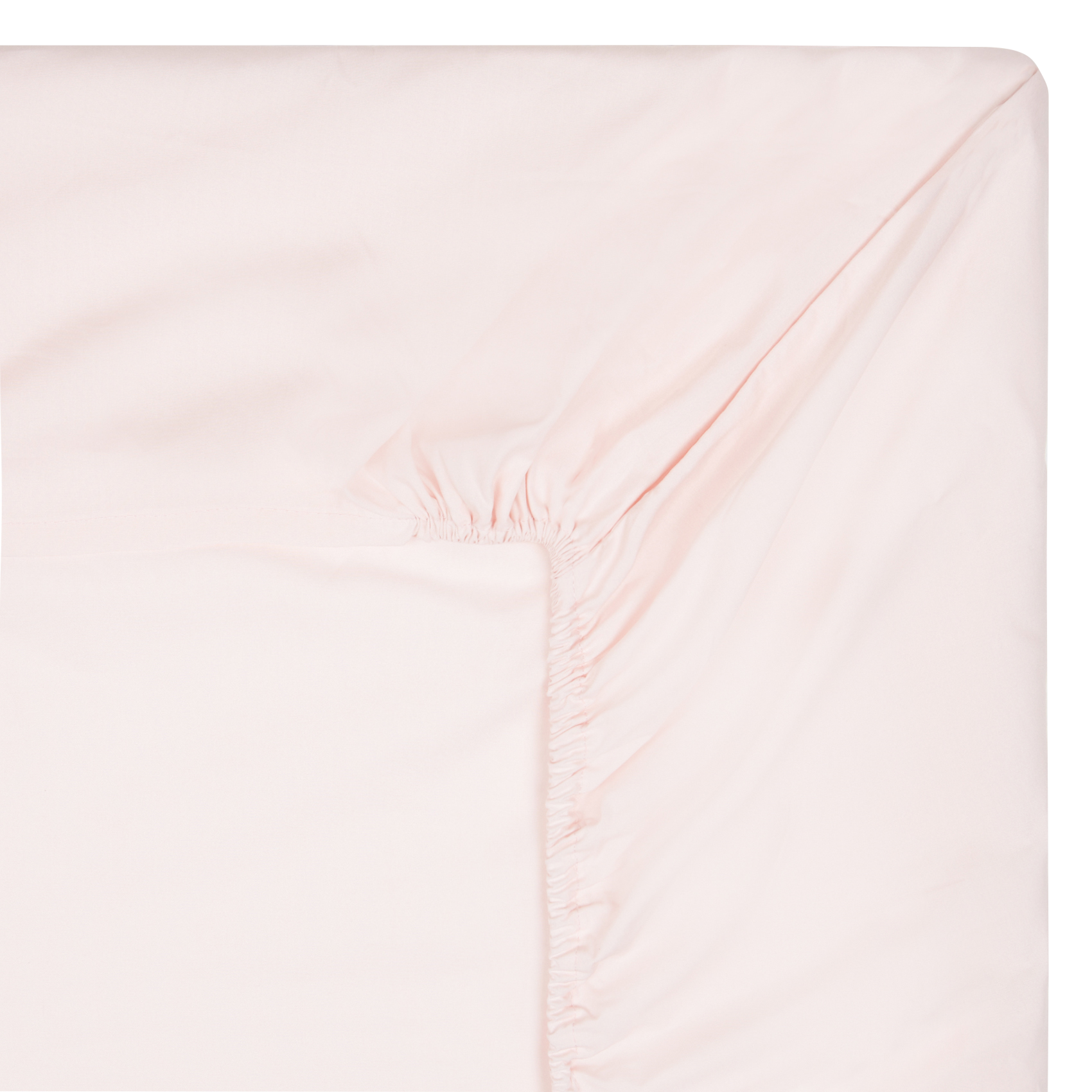 Drap housse en coton | Rose