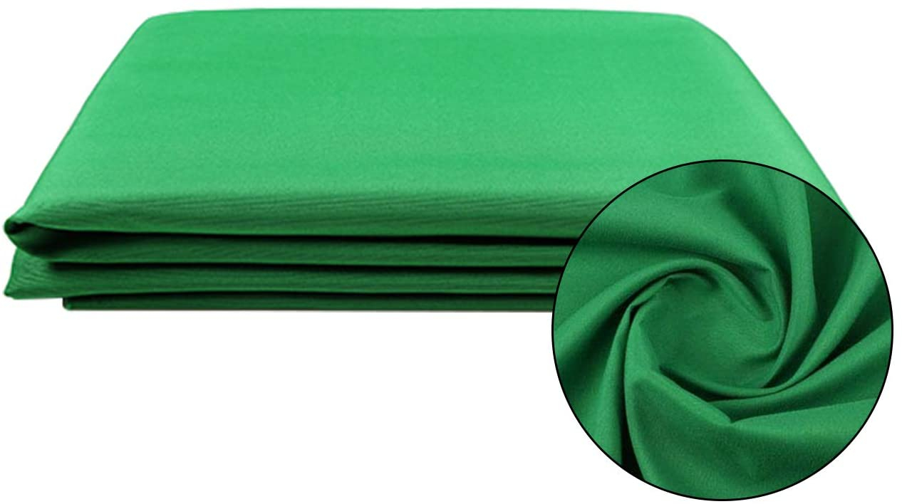 (3x2m) Faltbares Green Screen Foto Video Studio Hintergrund Leinwand Kulisse - Grün