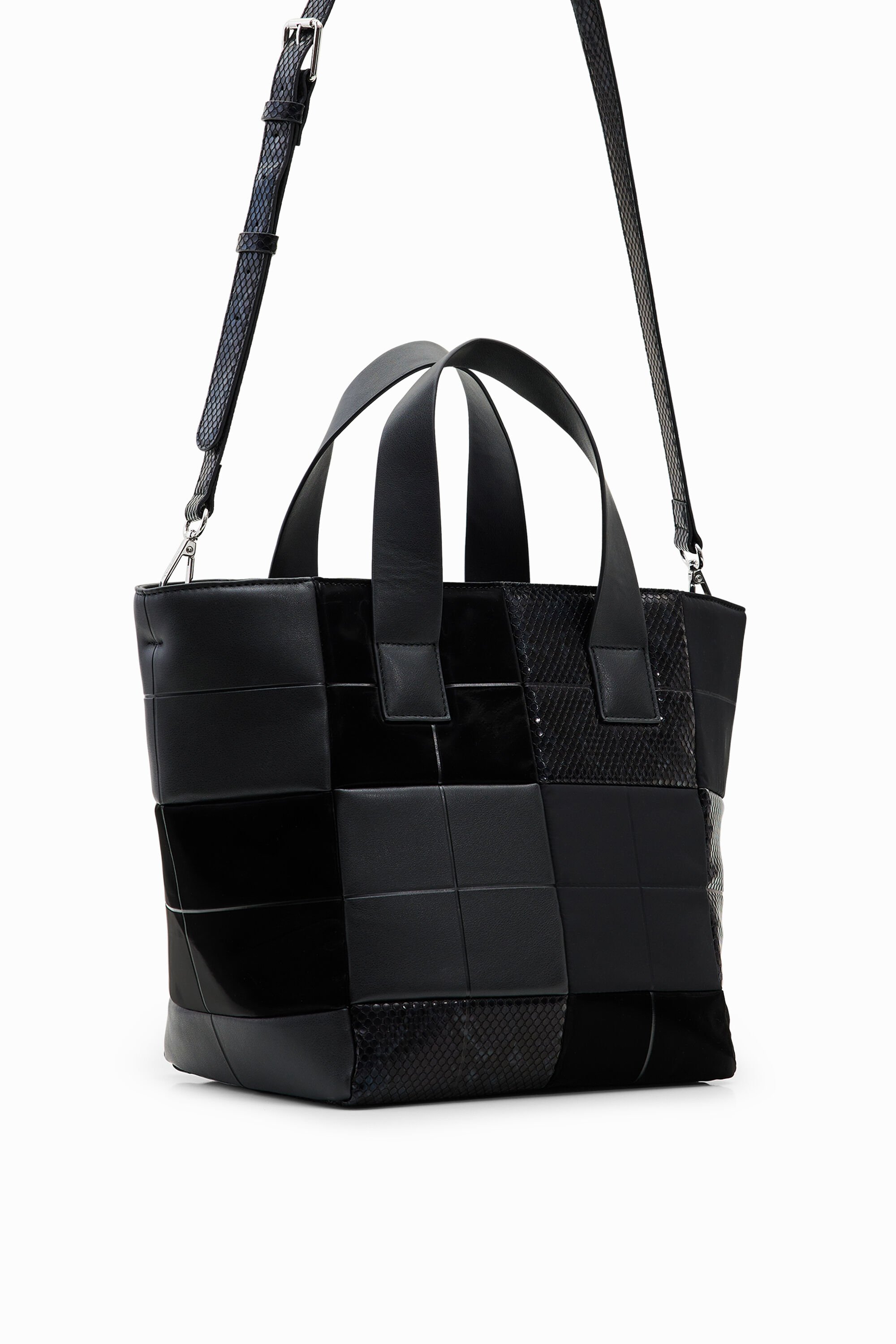 Sac shopper moyen patchwork