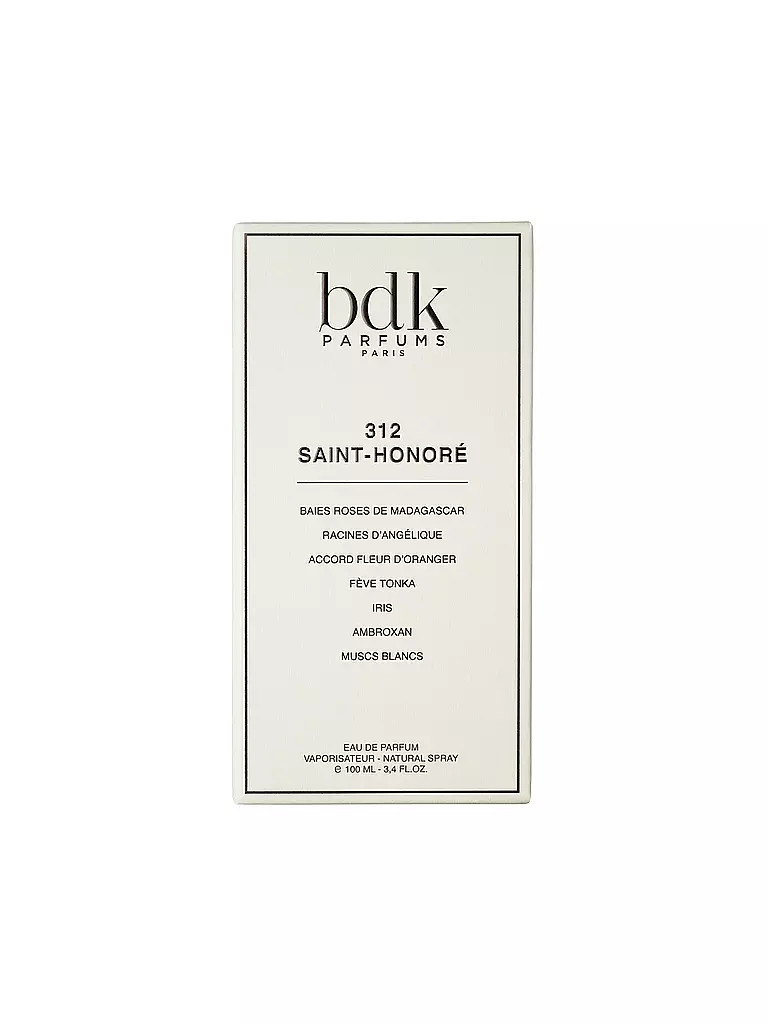 BDK 312 Saint-Honoré Eau de Parfum 100ml keine Farbe