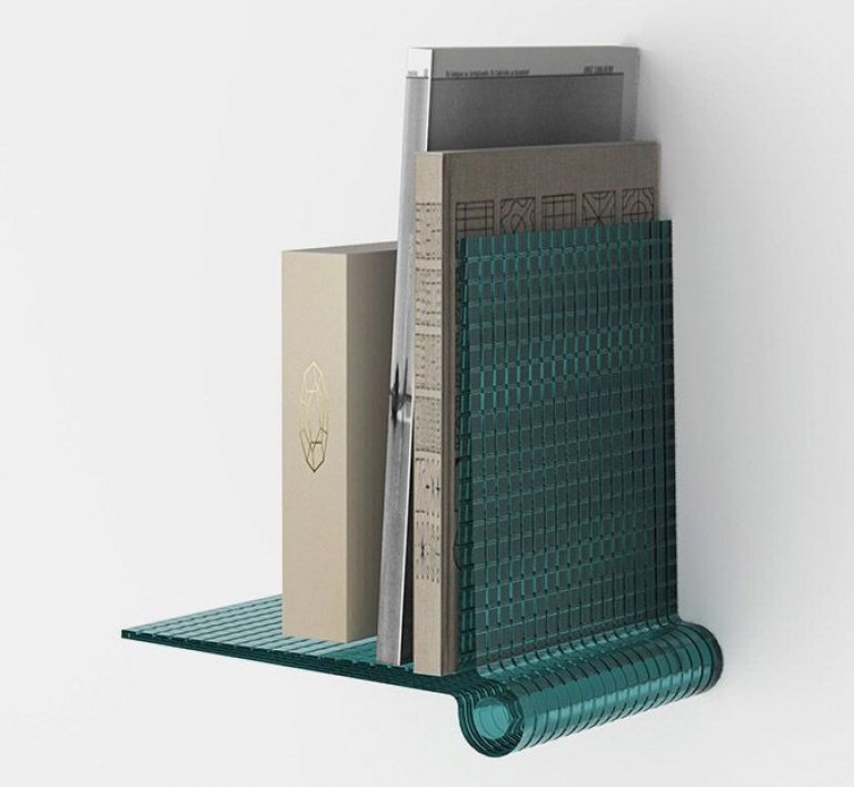 Kartell Kite wandplank kristal