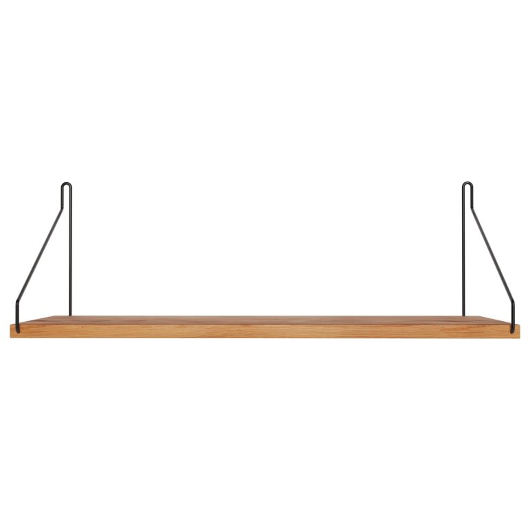Frama Shelf wandplank 60x20 naturel/messing