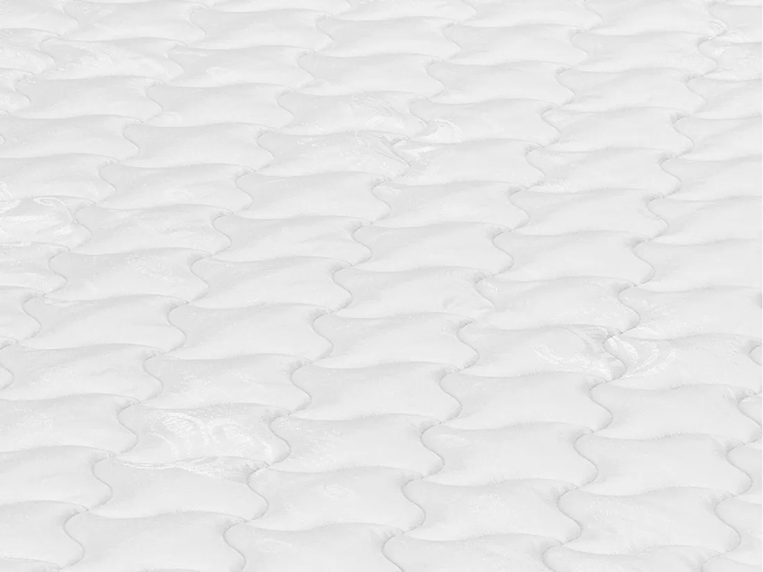 Ensemble 140 x 190 cm sommier coffre blanc + matelas mousse ép.15cm - DANAE II de YSMÉE