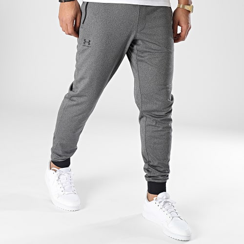 Pantalon Jogging Sportstyle Tricot 1290261 Gris Anthracite Chiné