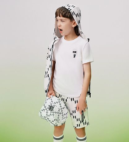 Karl Lagerfeld T-shirt - Hvid m. Print