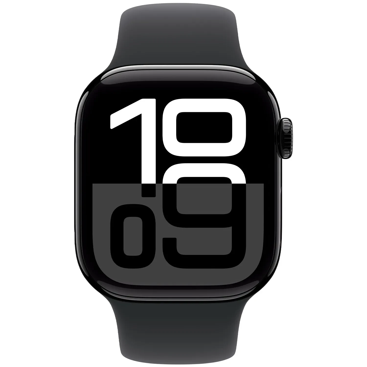 Apple Watch Series 10 GPS 42mm Jet Black Aluminium Sport Band M/L MWWF3