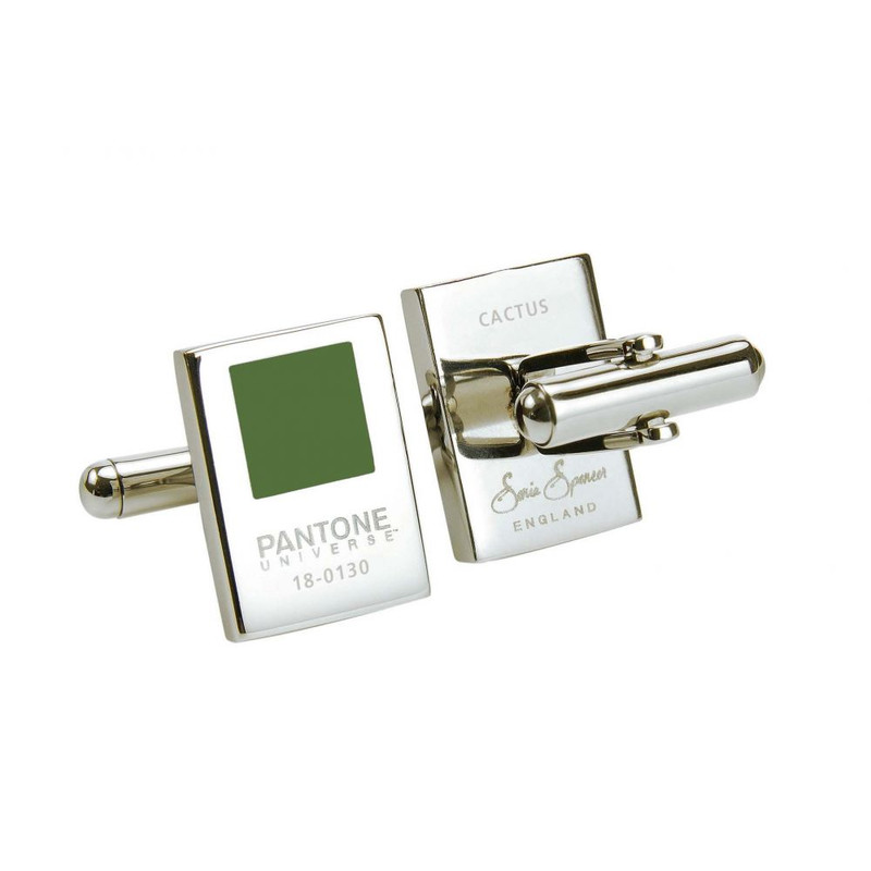 Boutons de manchette, Pantone Cactus