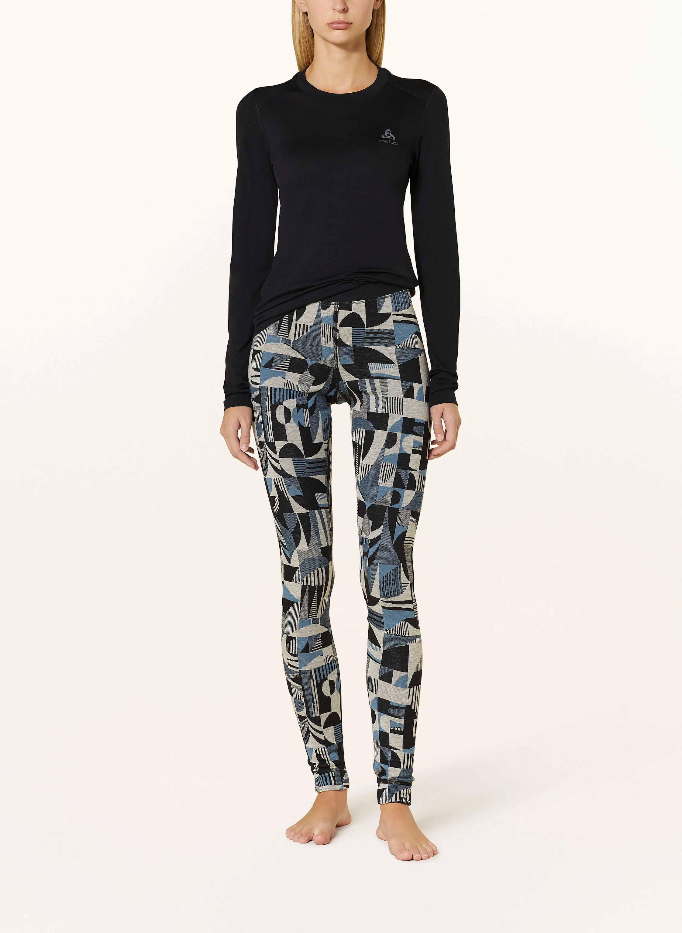 odlo Tights MERINO HERITAGE aus Merinowolle