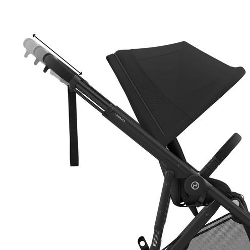 Poussette eGazelle S BLK Moon Black - CYBEX