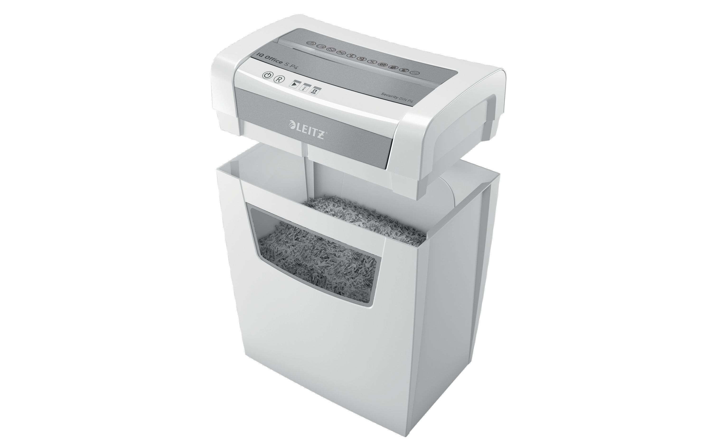 Aktenvernichter IQ Office S P-4, 12 Blatt<br>Manueller Aktenvernichter für sichere Vernichtung vertraulicher Unterlagen