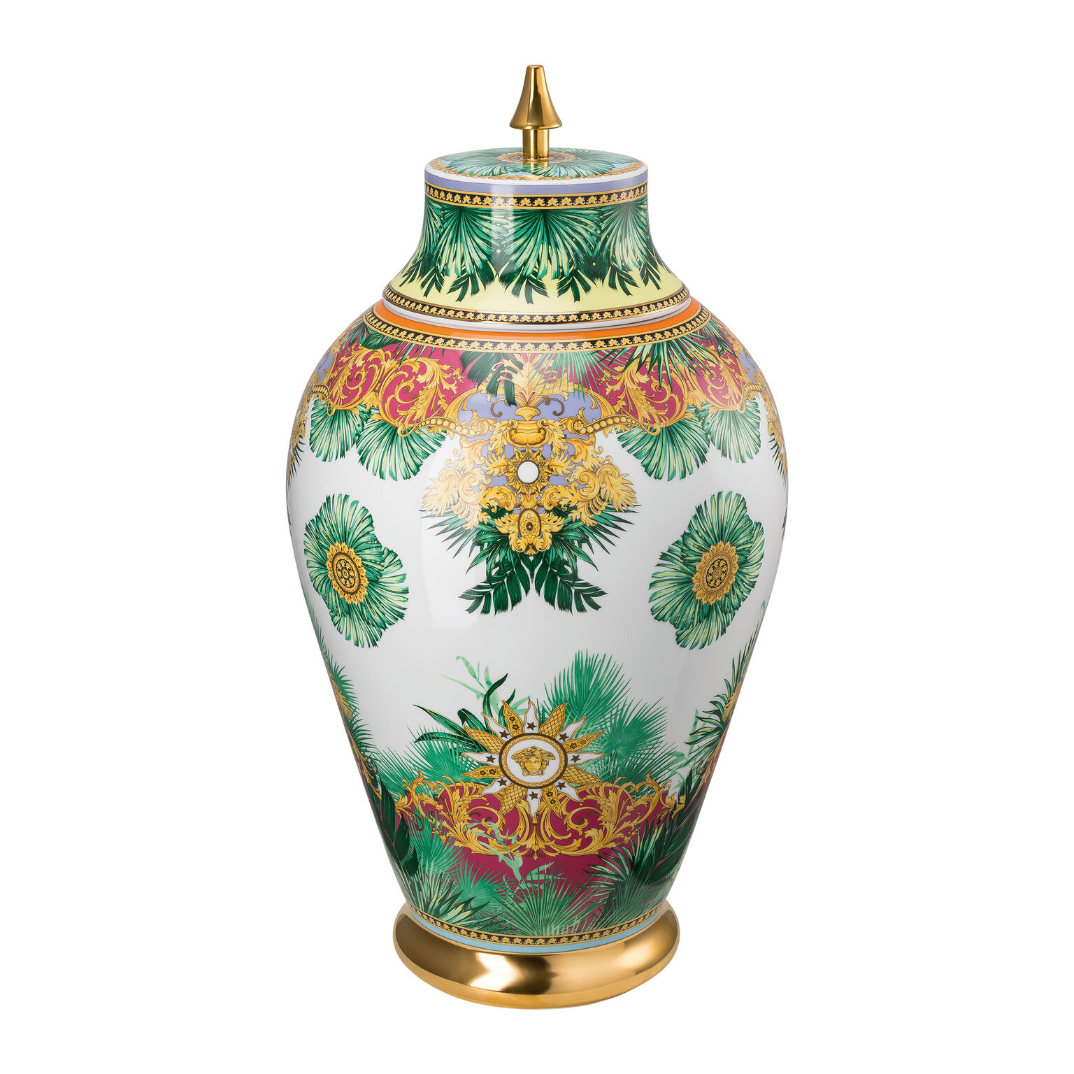 Versace Jungle Animalier Jungle Animalier Deckelvase 76 cm