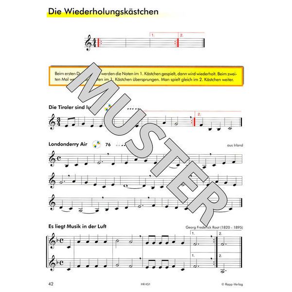 Horst Rapp Verlag Klarinette lernen mit Spaß