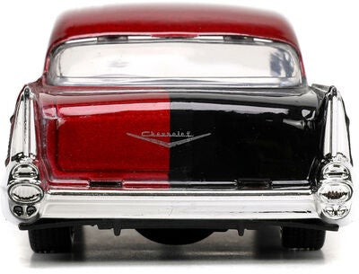 Jada Toys DC Comics Bil med Figur Harley Quinn & 1957 Chevy Bel Air 1:32