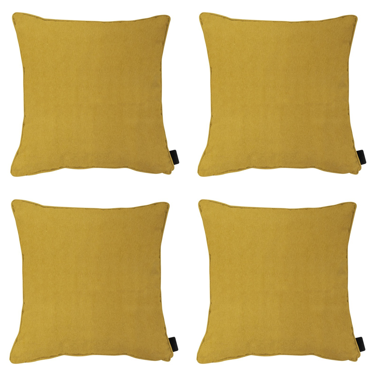 Madison Panama mustard Sierkussen - Set van 4