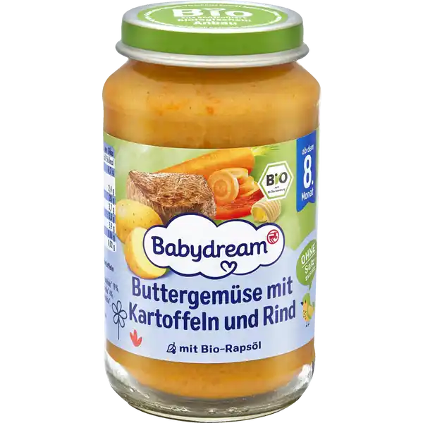 Bio Buttergemüse mit Kartoffeln und Rind