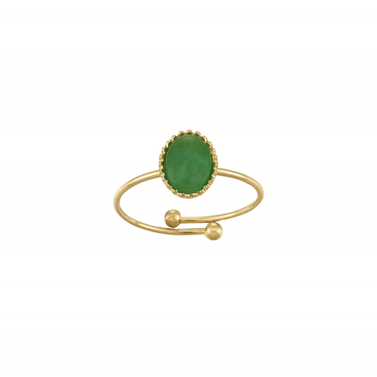 Bague Aurora pierres Cymophane