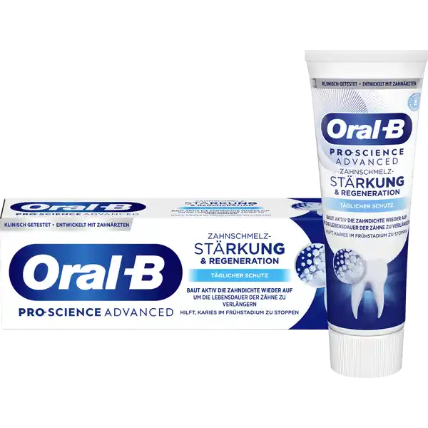 PRO-SCIENCE ADVANCED Zahnschmelzstärkung & -regeneration Täglicher Schutz  Zahncreme