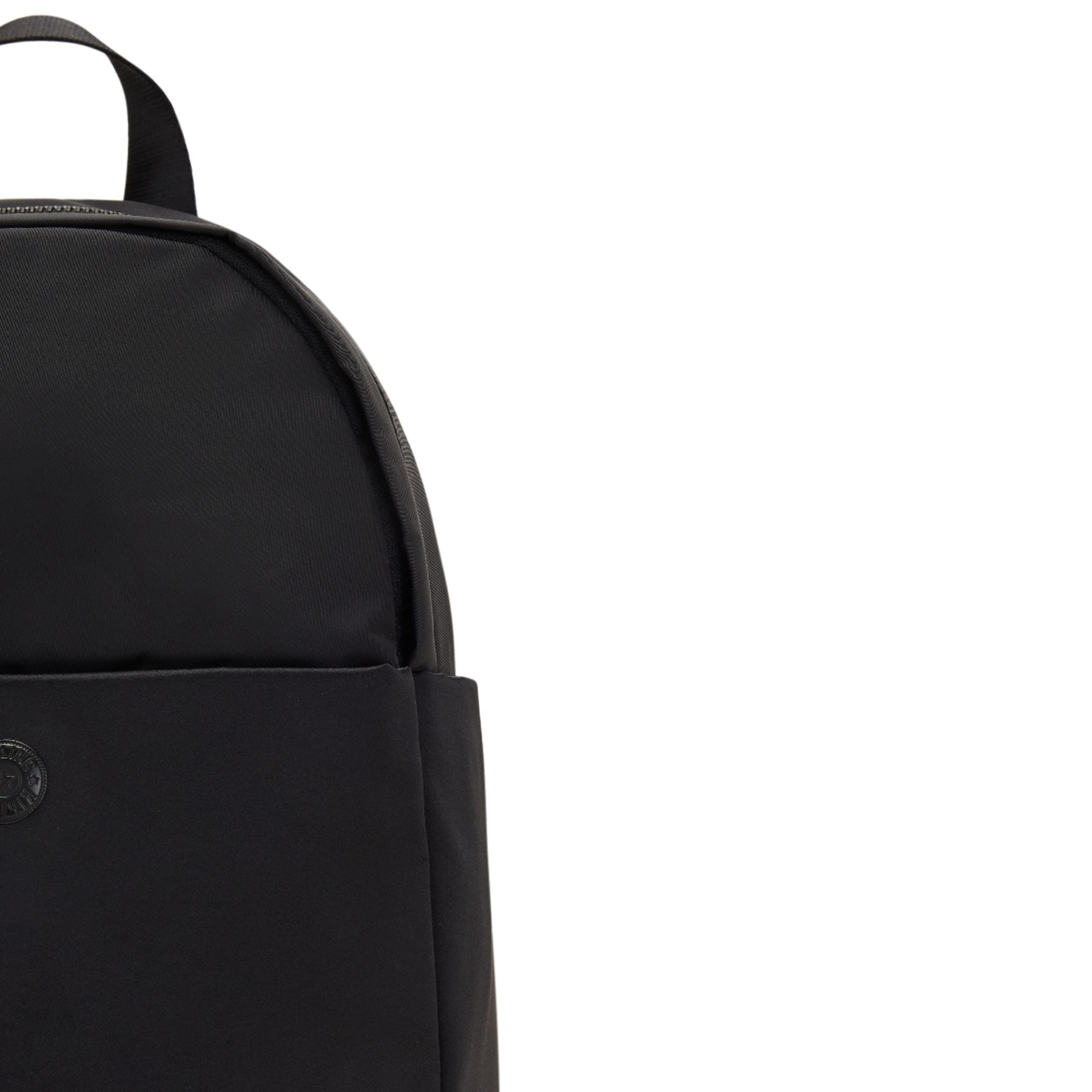 DELIA MINI Petit Sac à Dos avec Poche Frontale et Poignée Supérieure - Opulent Black