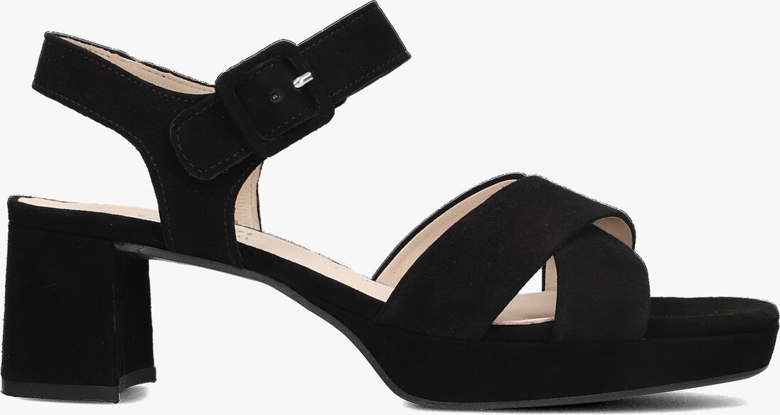zwarte gabor sandalen met hak 953