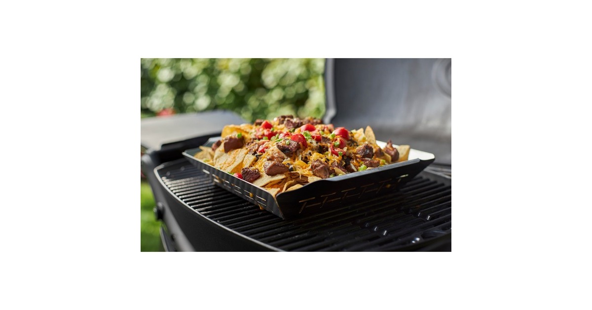 WeberDeluxe Grillkorf groentekorf  (Roestvrij staal)