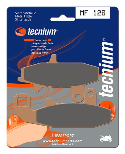 Plaquettes de freins Tecnium Performance métal fritté - MF126