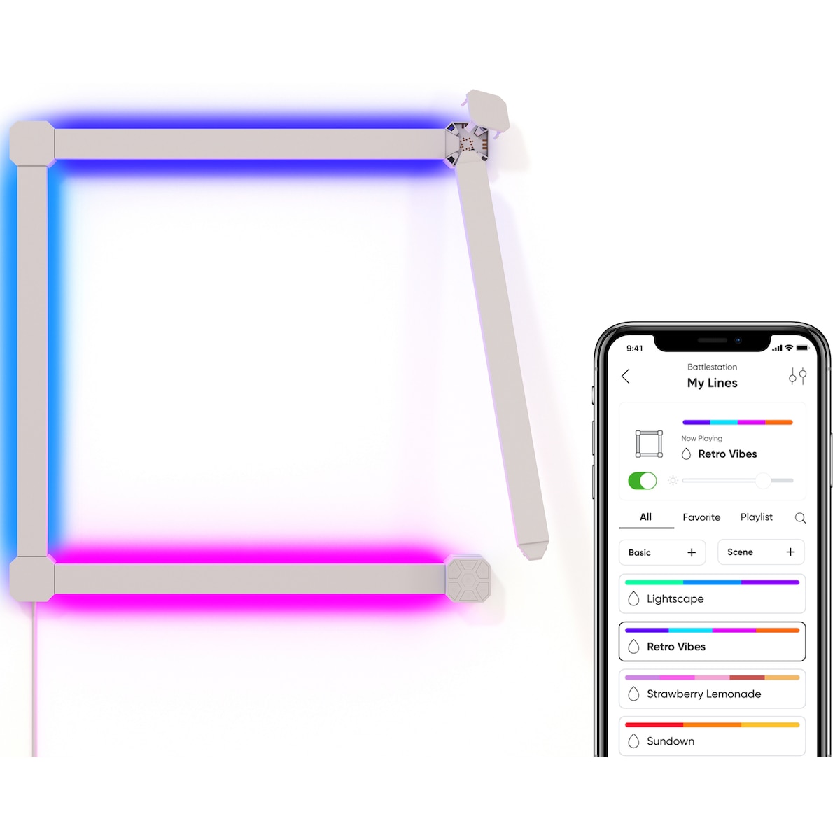 Nanoleaf Lines Squared LED planke NL59K02-4SN00