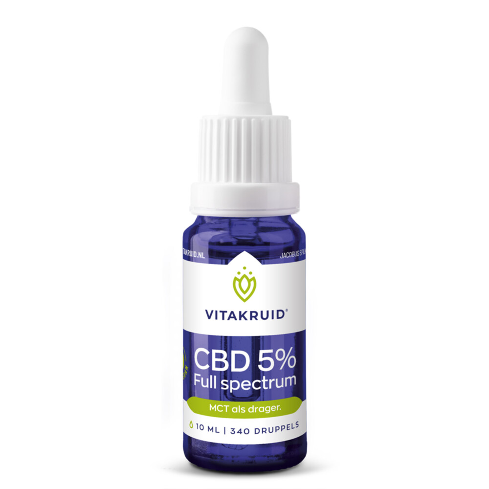 Vitakruid CBD Olie 5% Full Spectrum10 ml