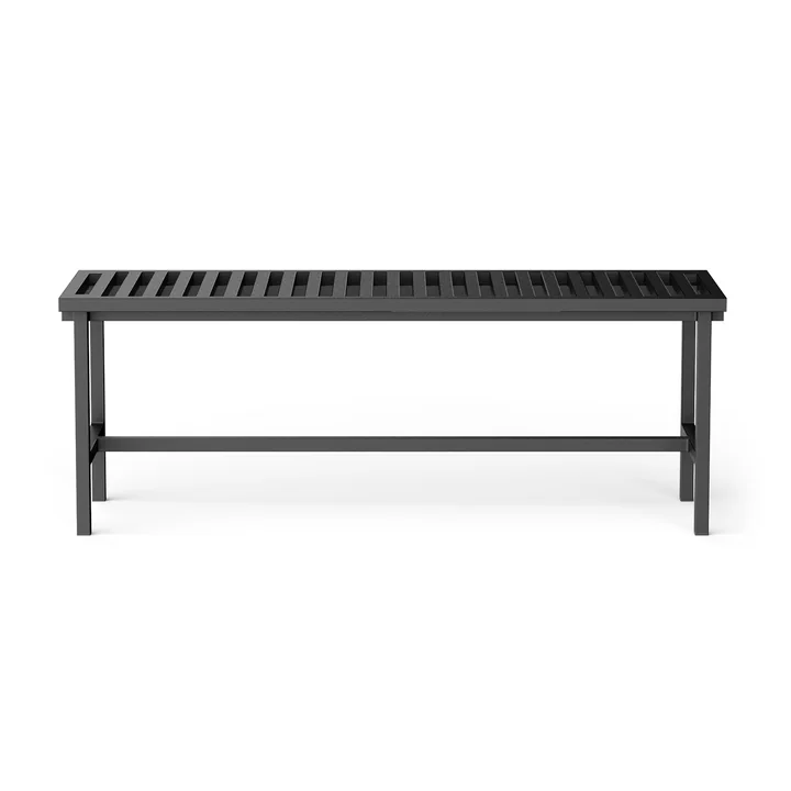 NINE - 19 Outdoors Gartenbank 122 x 45 cm, grau (RAL 120 70 05)