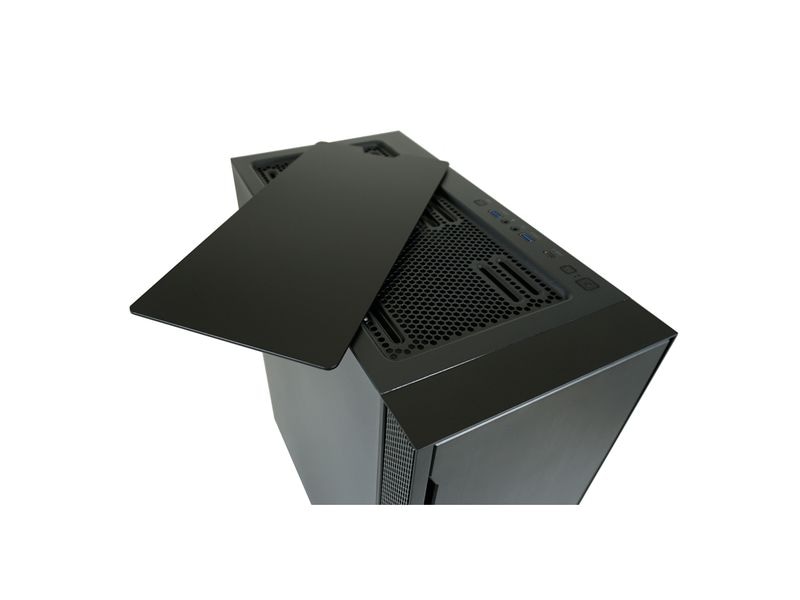 LC-Power PC-Gehäuse LC-715B-ON Schwarz Mid-Tower Gehäuse mit ARGB-Beleuchtung