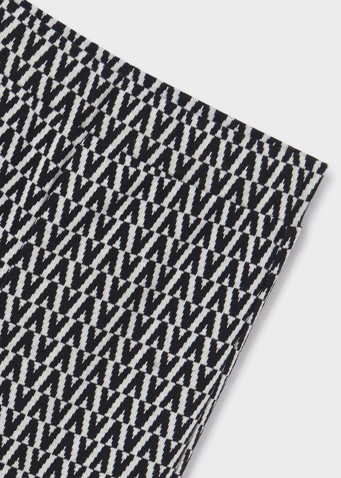 leggings jacquard para meninas