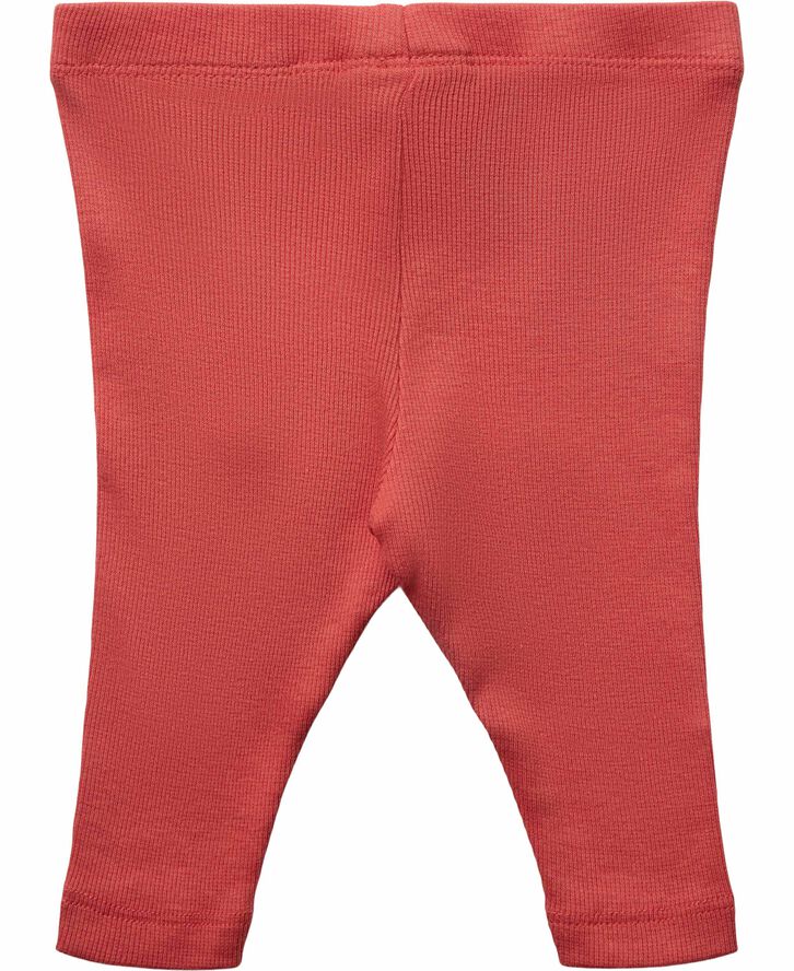 Wheat Rib Leggings Maddy Candy red