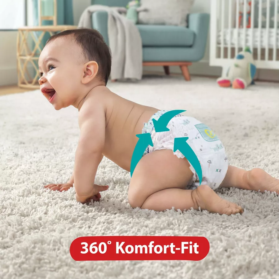 Pampers Premium Protection Pants, Gr. 5, 12-17kg, Monatsbox (1x 144 Windeln)